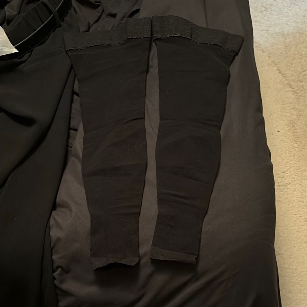 Thigh High Compression Socks with Toe Openings